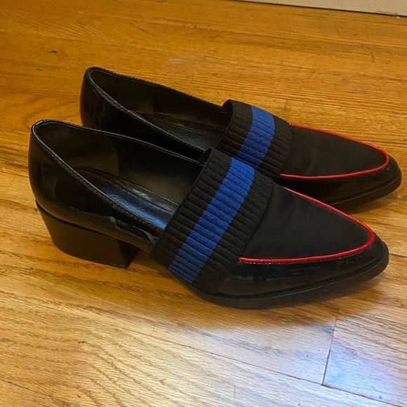 3.1 Phillip Lim patent pointed-toe oxfords size 7 - Picture 4 of 5